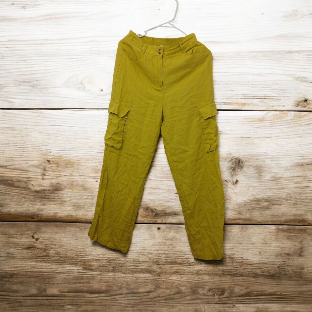 Olive Green Utility Cargo Pants